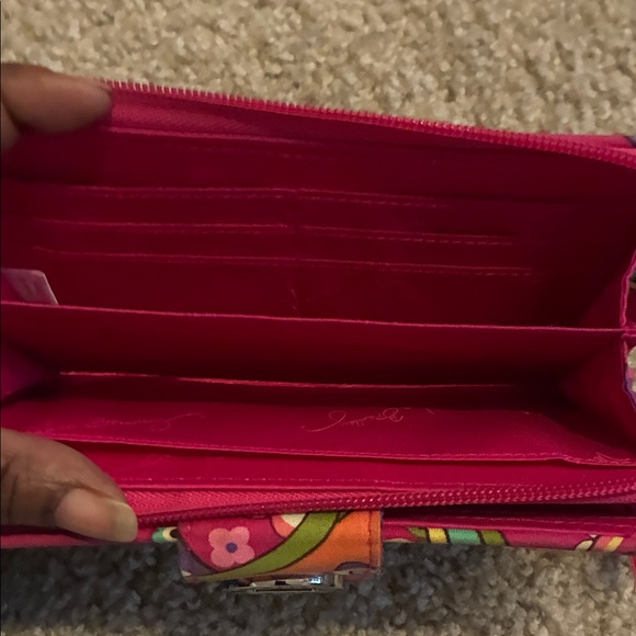 Vera Bradley Multicolor Paisley Wallet - Picture 7 of 7